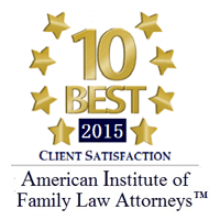 10 Best in Client Satisfaction by the American Institute of Family Law Attorneys