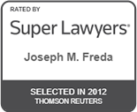 Super Lawyers- Joseph M. Freda